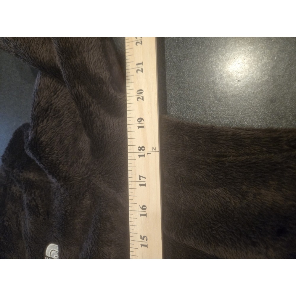 The North Face Womens Medium Black High Pile Fleece Jacket Full Zip Soft Y2K - Picture 9 of 10